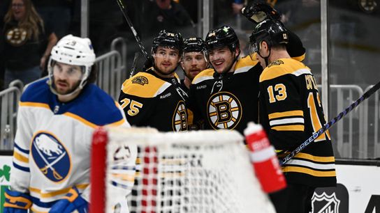 BSJ Game Report: Bruins 7, Sabres 1 -- B's eclipse 100 points in lopsided victory over the Sabres taken at BSJ Headquarters (Bruins)